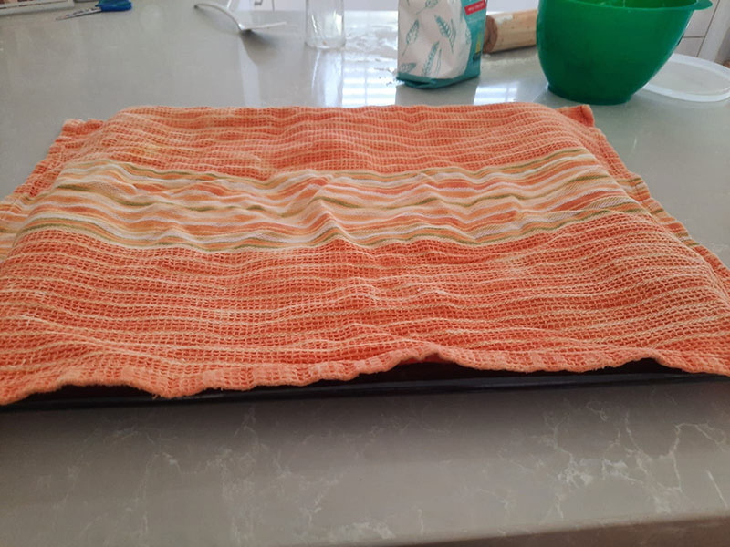 כיסוי הסופגניות בהתפחת